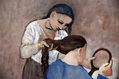 Pablo Picasso 1906 La Coiffure Close Up 1 - New York Metropolitan Museum Of Art.jpg